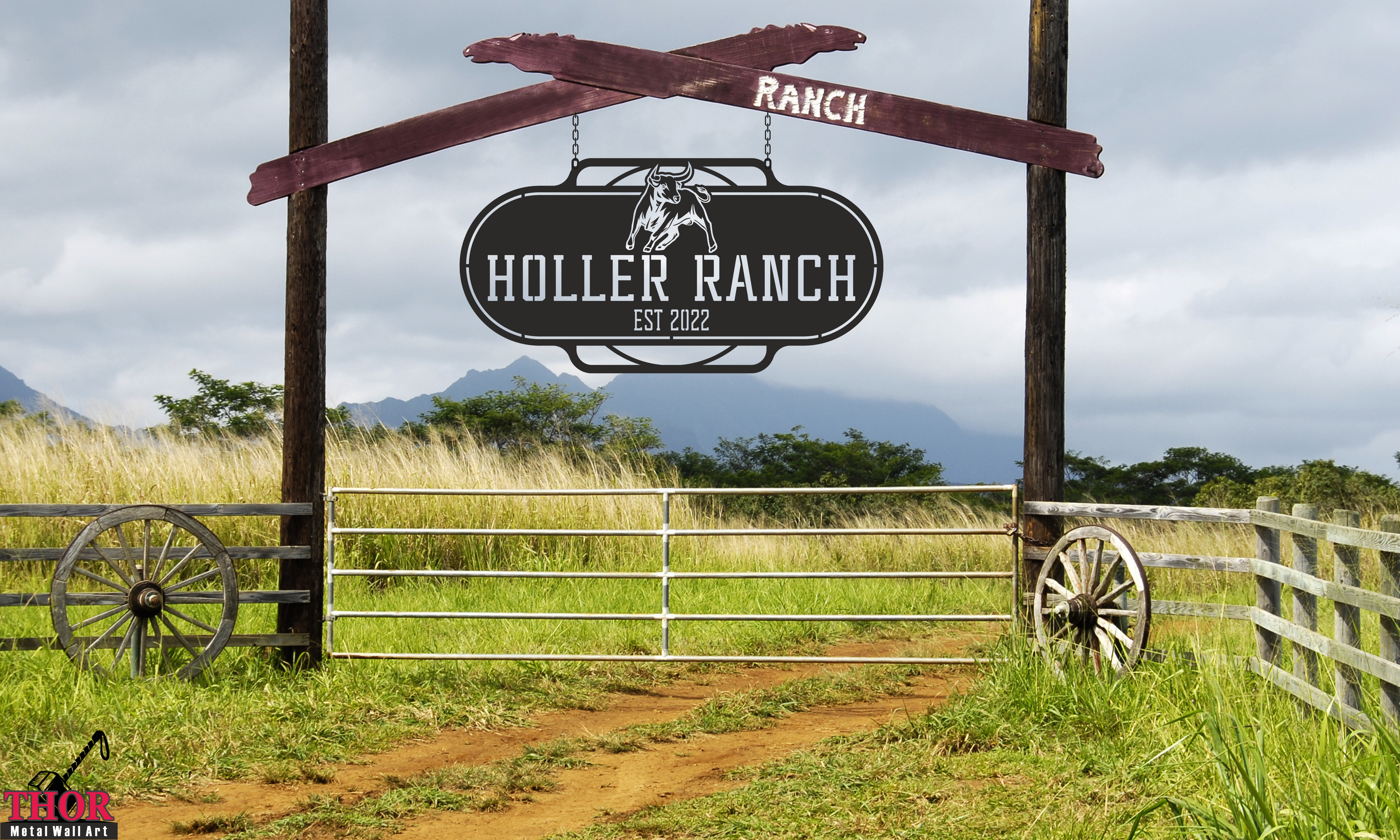 Family Farm Sign