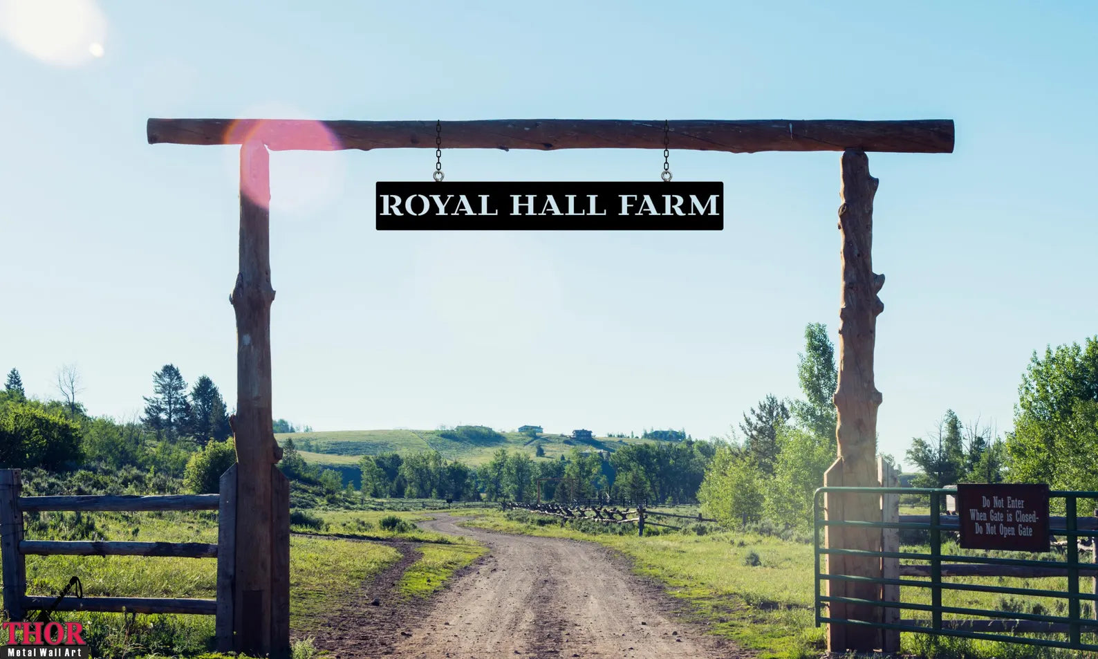 Custom Metal Farm Signs Outdoor