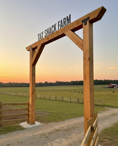 Large Metal Farm Signs