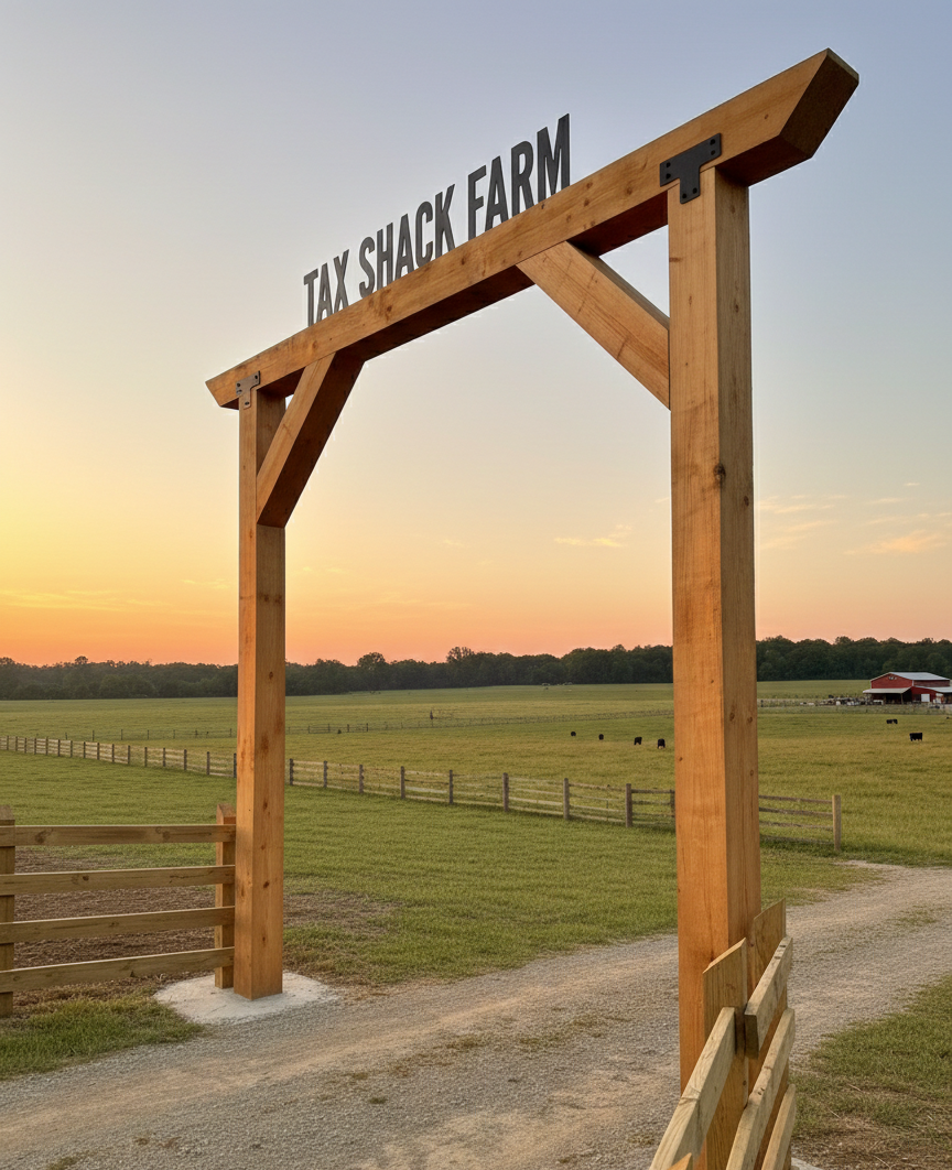 Large Metal Farm Signs