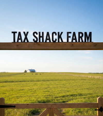 Large Metal Farm Signs