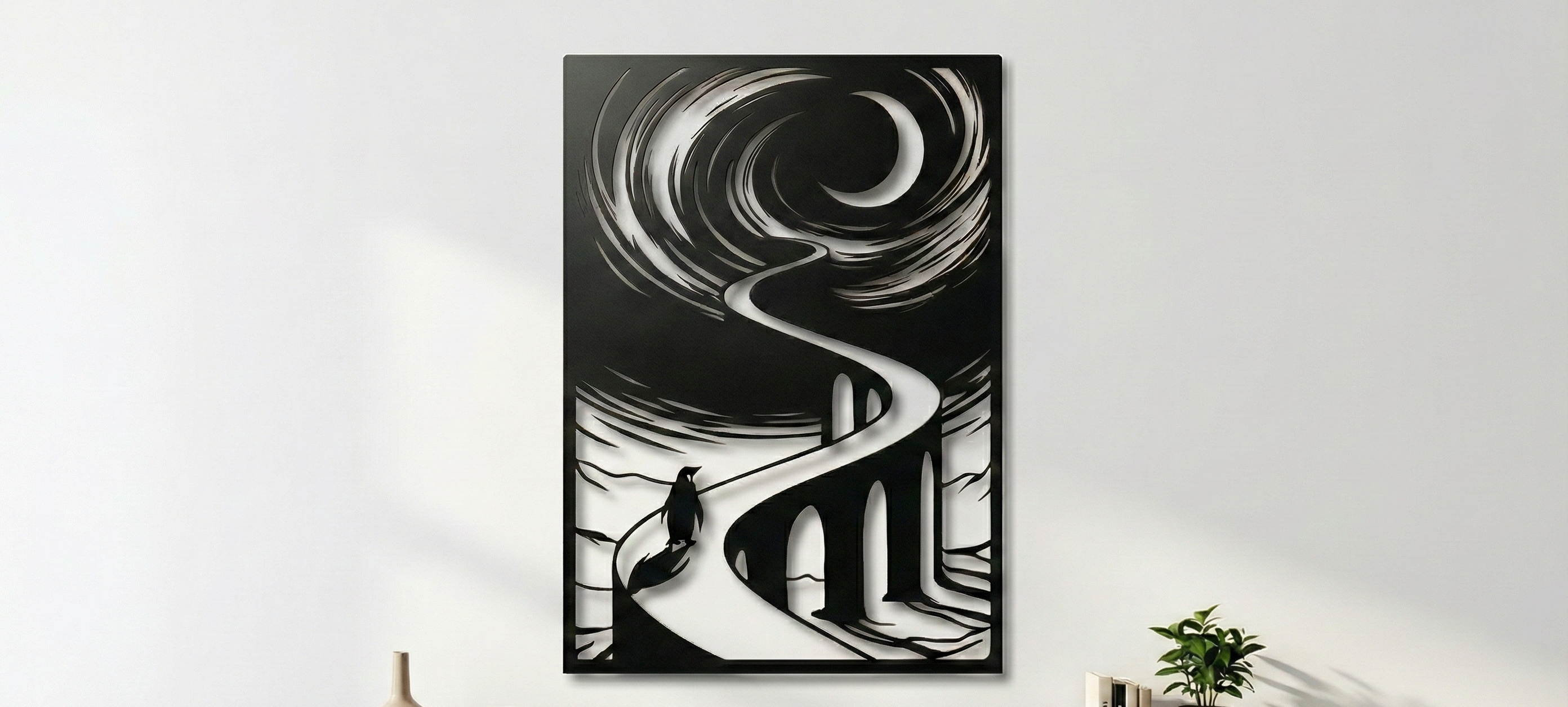 Penguin but Why Wall Art