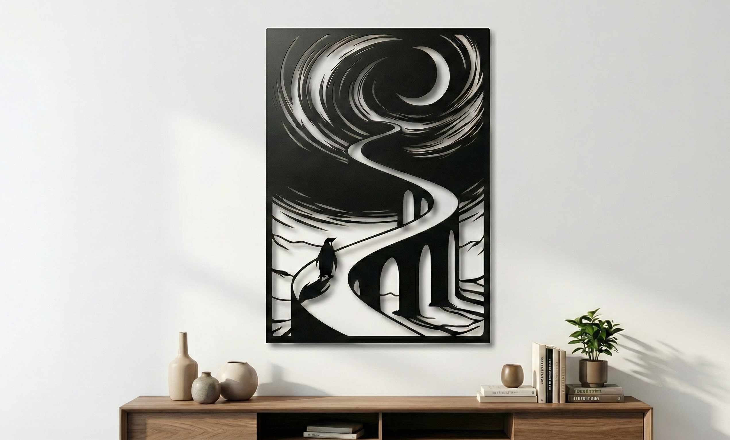 Penguin but Why Wall Art