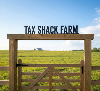 Large Metal Farm Signs