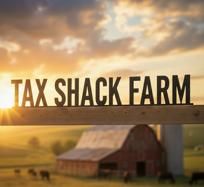 Large Metal Farm Signs