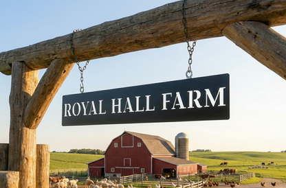 Custom Metal Farm Signs Outdoor