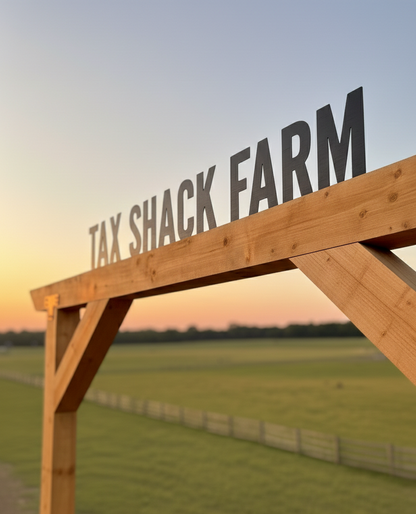 Large Metal Farm Signs