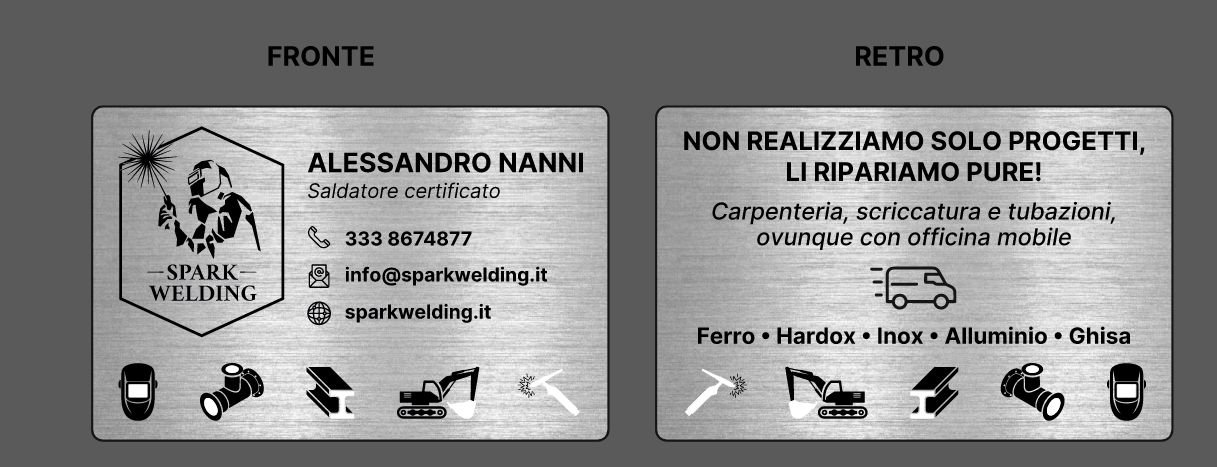 Metal Business Card Custom