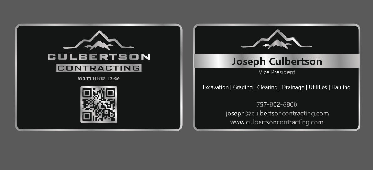 Metal Business Card Custom
