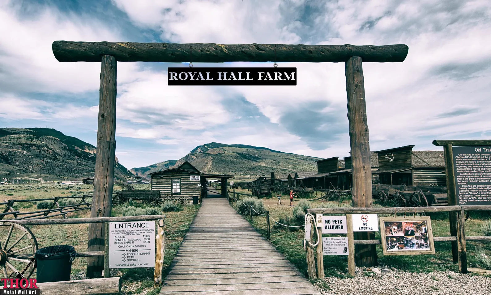 Custom Metal Farm Signs Outdoor