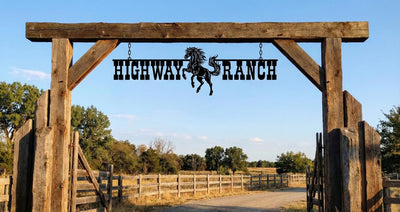 Large Outdoor Farm Entrance Sign - Gift for Ranchers