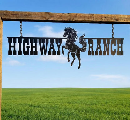 Large Outdoor Farm Entrance Sign - Gift for Ranchers