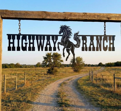 Large Outdoor Farm Entrance Sign - Gift for Ranchers