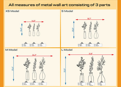 Large Metal Flower Wall Art