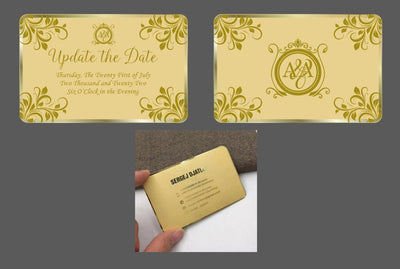Gold Metal Business Card