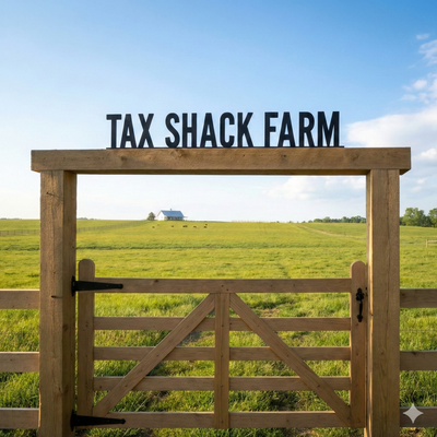 Large Metal Farm Signs