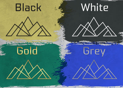 Large Mountain Metal Wall Art – Nature-Inspired Modern Decor