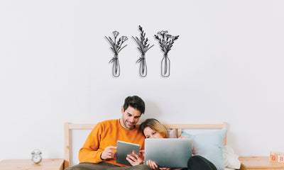 Large Metal Flower Wall Art