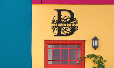 Metal Name Signs For Home