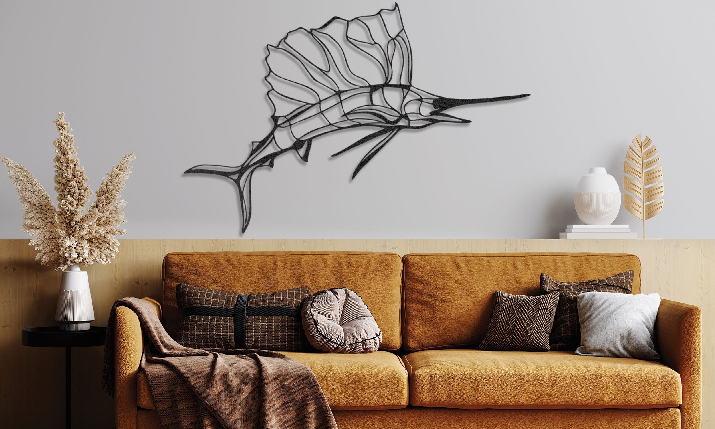 Swordfish Metal Wall Decor